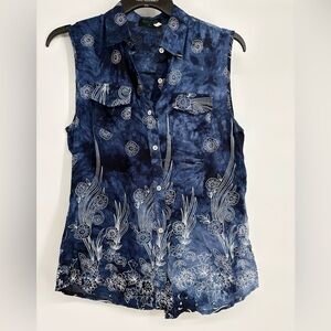 NWOT How Cute Under the Sea Tie‎ Dye Sleeveless shirt